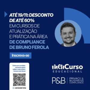 Desconto de 60% em curso de atualização e prática da área de Compliance até 19/11