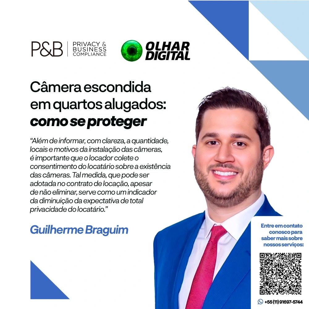 Câmera escondida em quartos alugados: Como se proteger – P&B Compliance